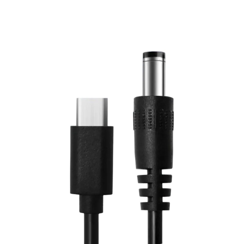 USB C to DC Cable 5.5x2.5mm DC 9V 12V 15V Type C Plug Converter 65W PD Power Supply Cord Adapter for LED Strip TV BOX Camera Wi
