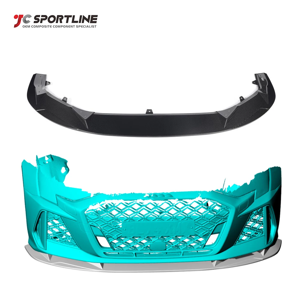 

Factory Direct Dry Carbon Fiber Front Bumper Lip For Audi RS3 8Y Sedan Sportback 2021 2022 2023 2024