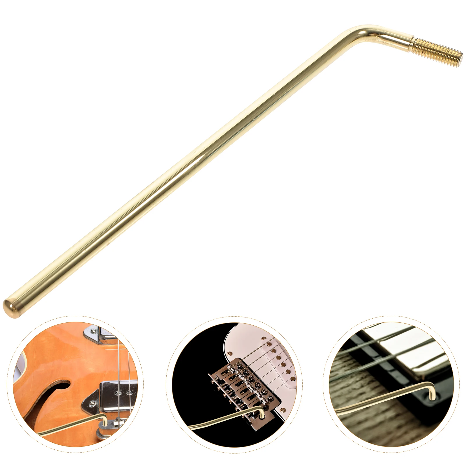 

Electric Guitar Tremolo Thread Arm for Bridge Accessories Batter Rocker Metal Whammy Bars Golden