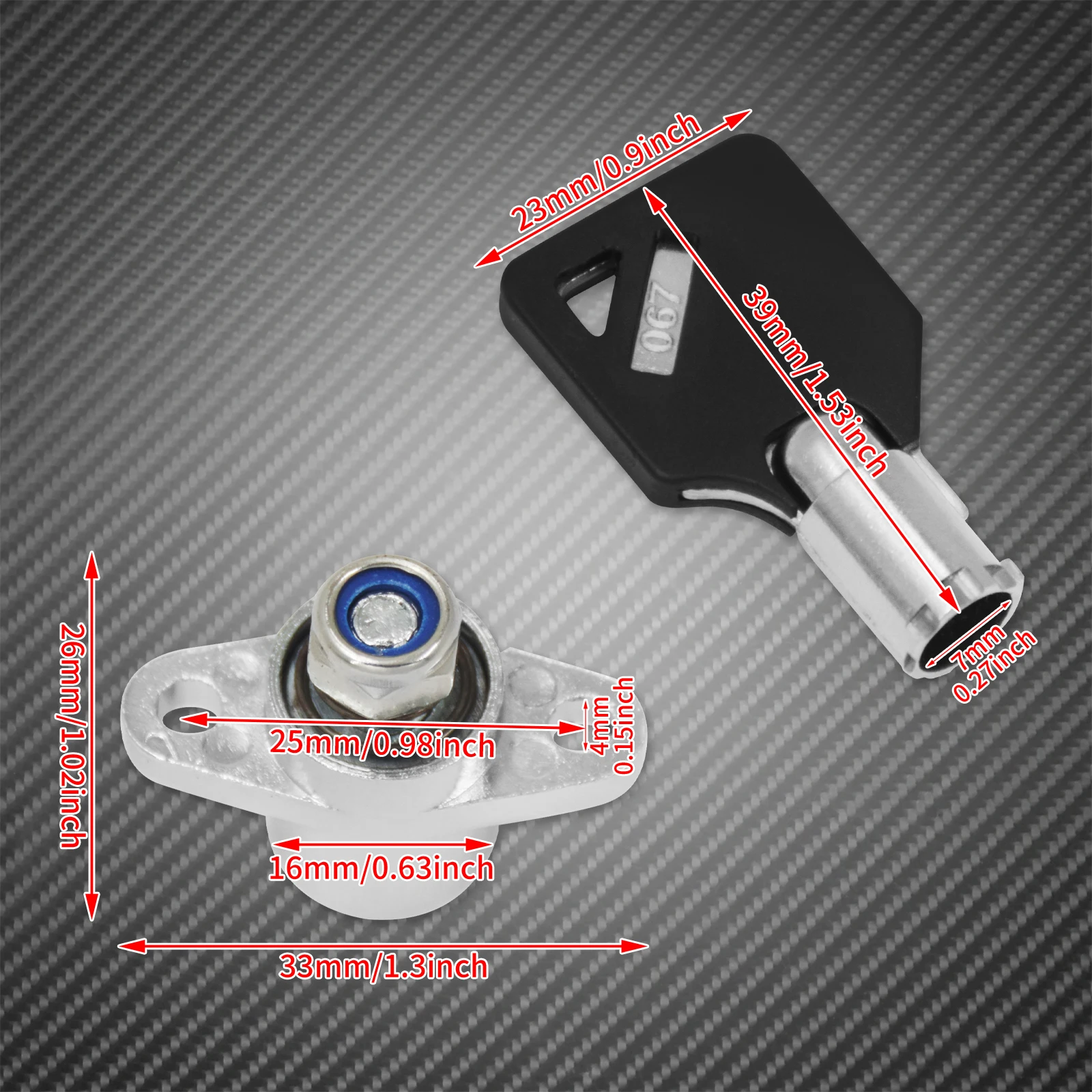 Motorcycle Silver 2 keys Saddlebag Lock Set For Harley Touring Road King Glide Electra Glide 93-13 Hard Saddlebag Lock Key Set