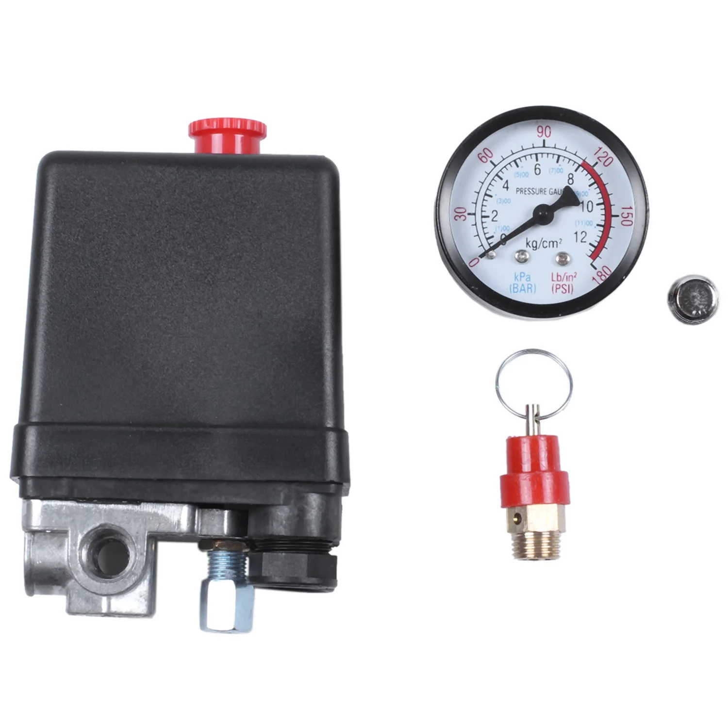 Compresseur d'air YANA50I, pression 90-120 PSI, vanne de commande à interrupteur, 12 bars, 240V, 4 ports, en promotion
