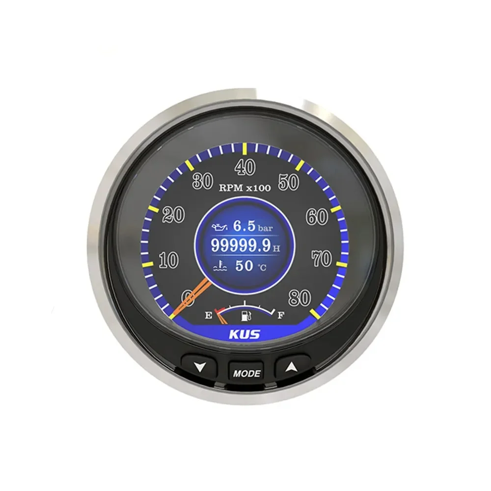 KMG-30K / KMG-30KP Multifunction Digital Instrument for Marine Boats Yachts Vessels Compatible with J1939 & NMEA2000