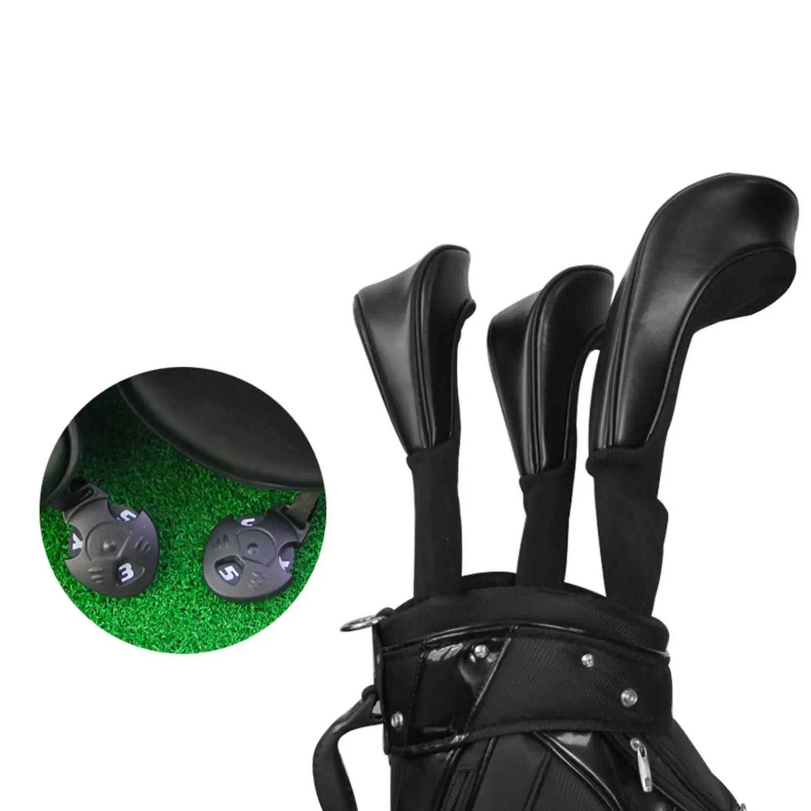 

Waterproof Golf Head Covers Set Equipment Protection for Driver Fairway with