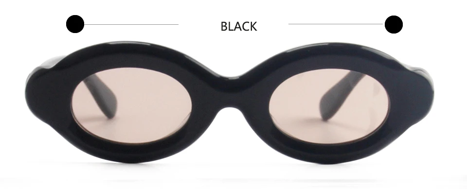 Luxus Dicke Gemischte Acetat Oval Polarisierte Sonnenbrille Frauen Trendy UV Schutz Brillen Stilvolle Schild Für Männer lentes de sol – Detail 11
