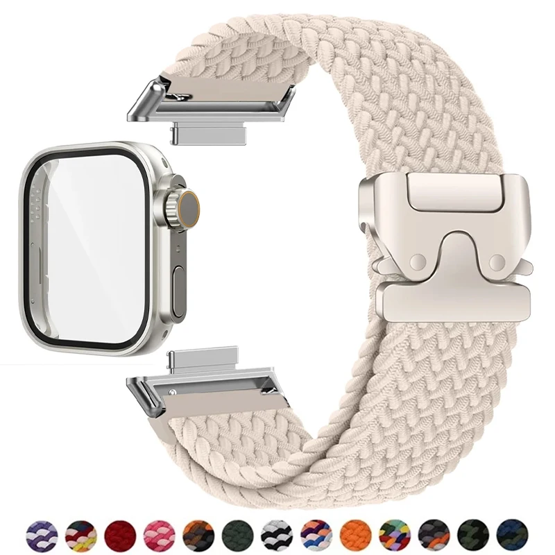Armband + Hülle für Huawei Fit 4 Pro Fit 4 Fit 3 Fallschirmschnalle Nylon verstellbare elastische Gürtel für Huawei Watch Fit 4 Fit 3 Correa