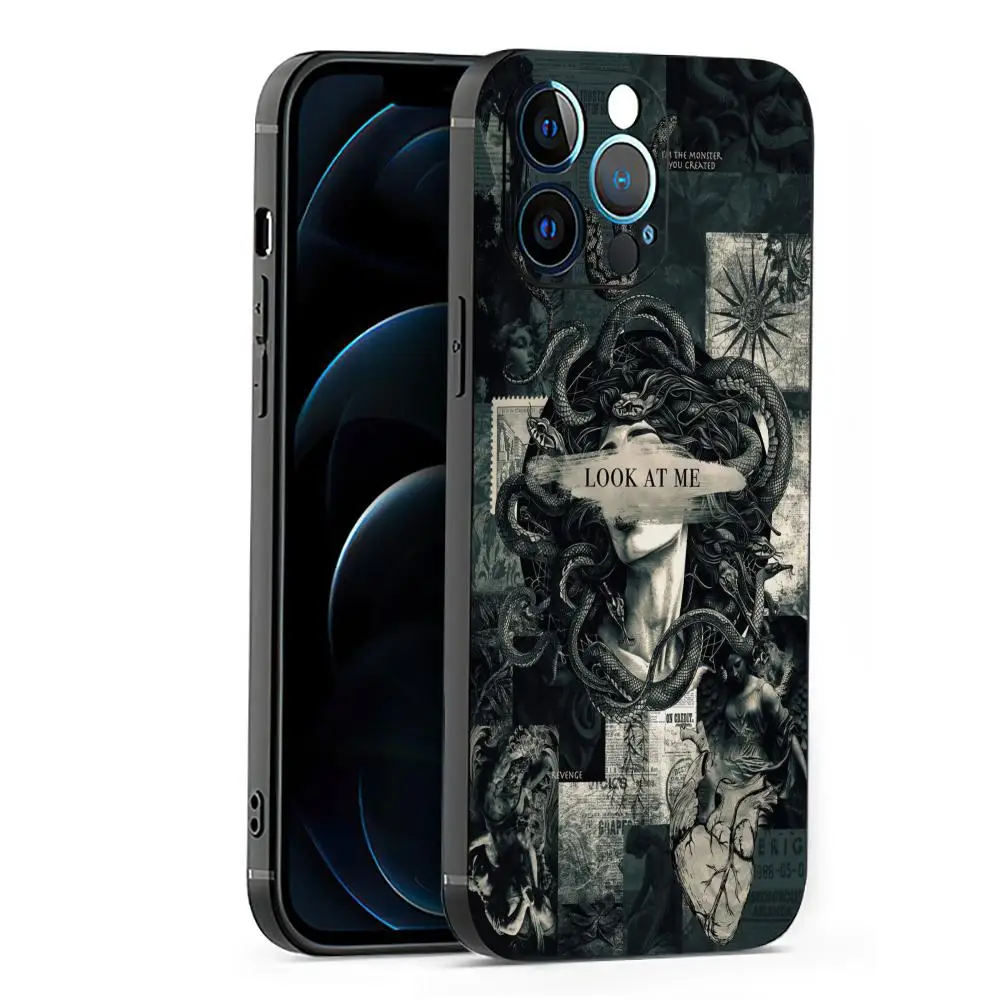 

Beauty and the Snake Phone Case For iphone 15 Pro Max Case For iPhone 14 11 12 13 Mini 15 Pro 14Plus XS 7 8 SE2 Case Soft Cover