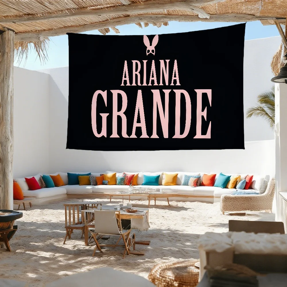 A-ariana singer  G-grande flag For Outdoor Camping Bar Picnic Party Home Decoration Ornaments Banner