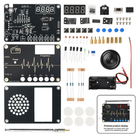 PHILE-RDA5807M FM Radio DIY Kit 87-108Mhz With Digital Tube Display Microcontroller DC 5V Electronic Solder Kit