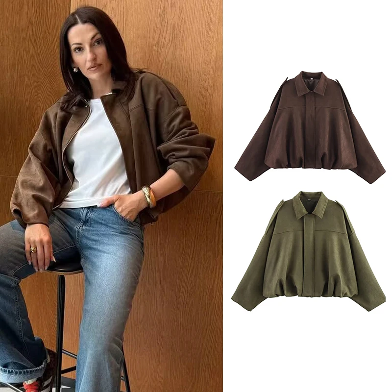 

Women's Jackets Autumn 2025 New Chic Elegant Loose Long Sleeve Warm Coats Women's Fashion Street Travel Holiday Outerwear Coats