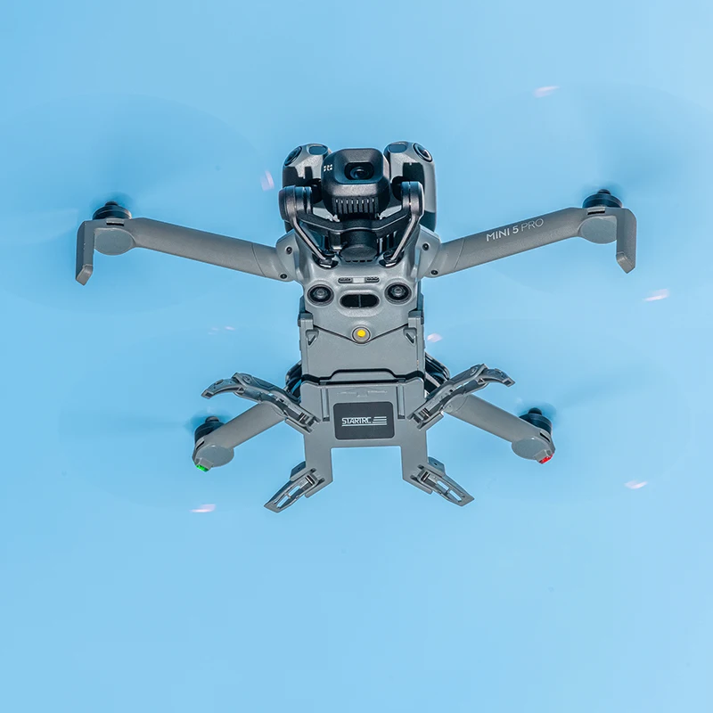 2 في 1 وظيفة العنكبوت الهبوط ث حامل المروحة ل DJI Mini 5 Pro الطائرة بدون طيار ملحق الساق عدسة زيادة حامي