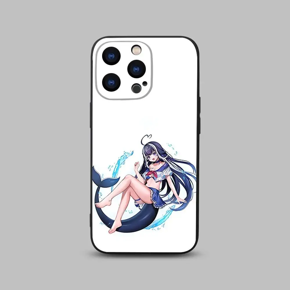 حافظة هاتف S-Shylily Vshojo Vtuber لهاتف iPhone 17,16,15,14,13,12,11,Pro,Max,Plus,X,XS,SE4,E,Mini,Soft Black Case