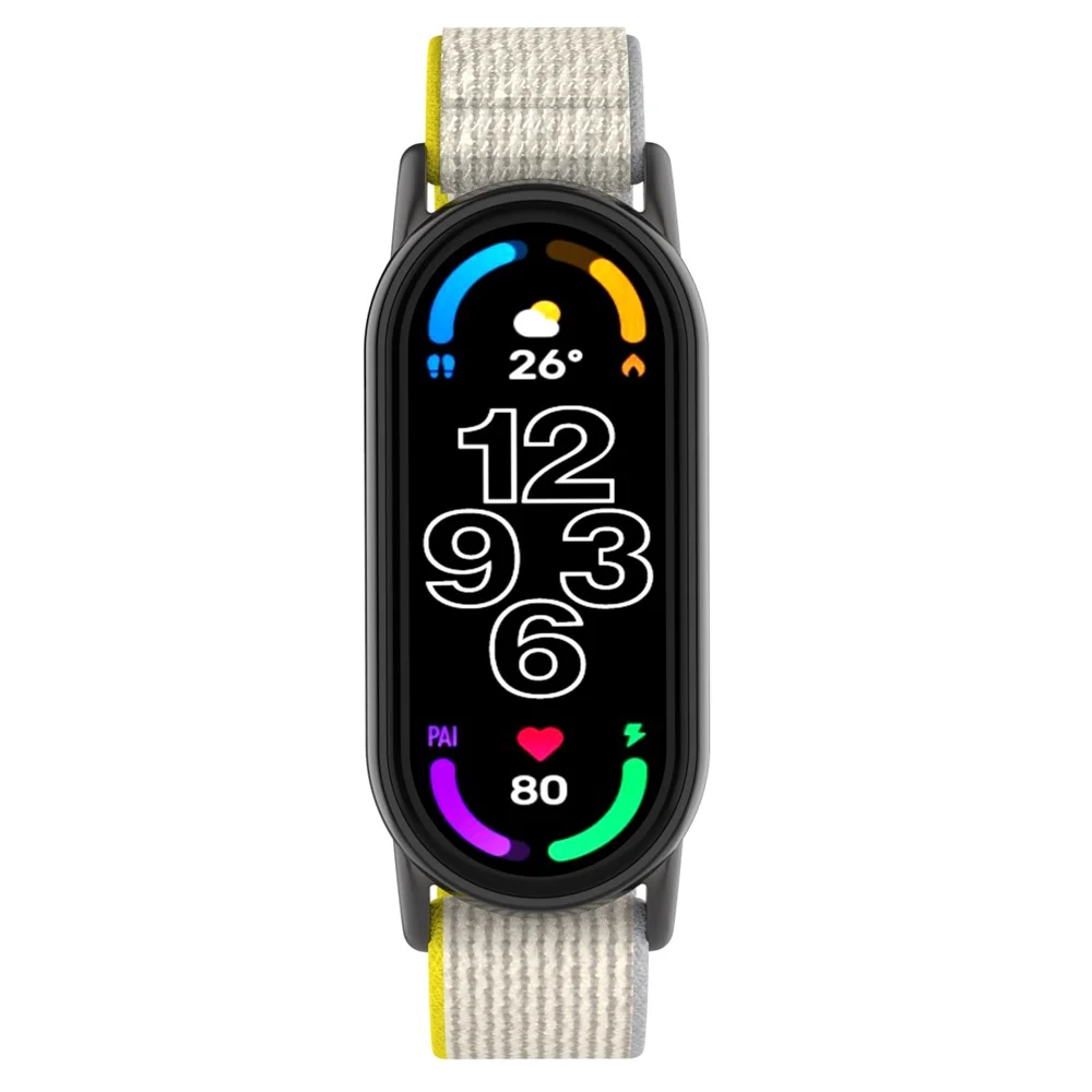 Correa de nailon para reloj inteligente, pulsera de repuesto de Metal para Xiaomi MI Band 8, hombre y mujer