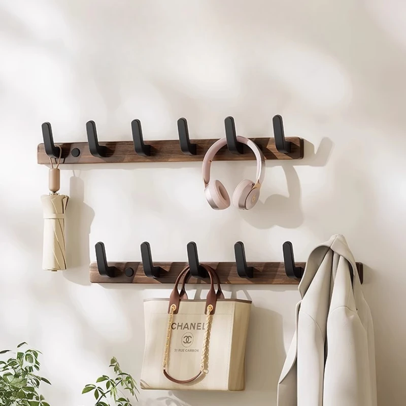 

Fixed Installation And Wooden Hook Without Punching And Punching Hanging Hooks Home Accessories Garden Wall Coat Racks Hat Hook