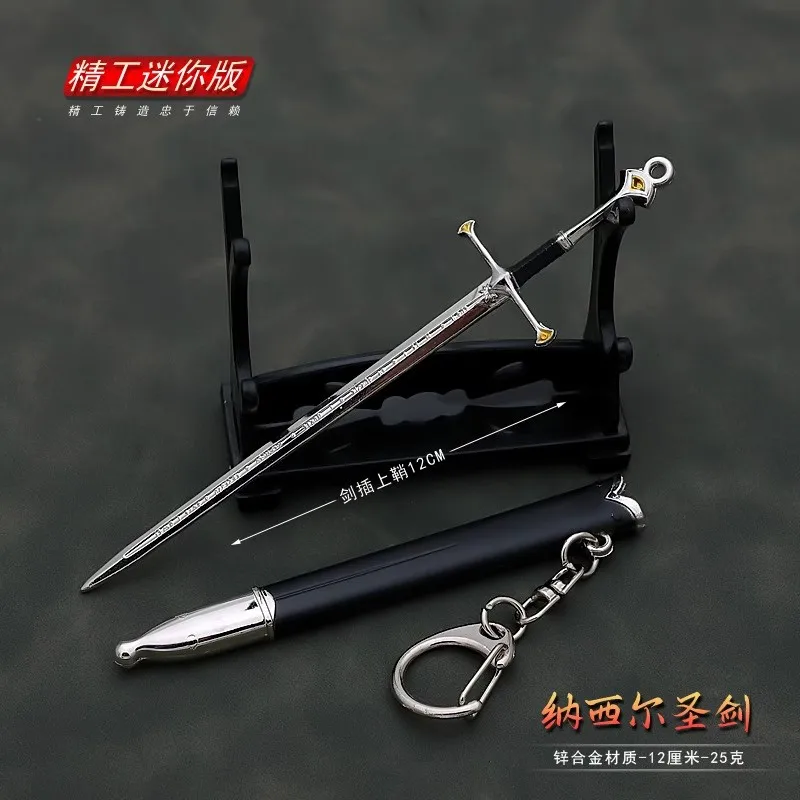 

Miniature Weapon Accessories Holy Sword With Sheath Model Toy Action Figure Soldier Scene Equipment In Stock