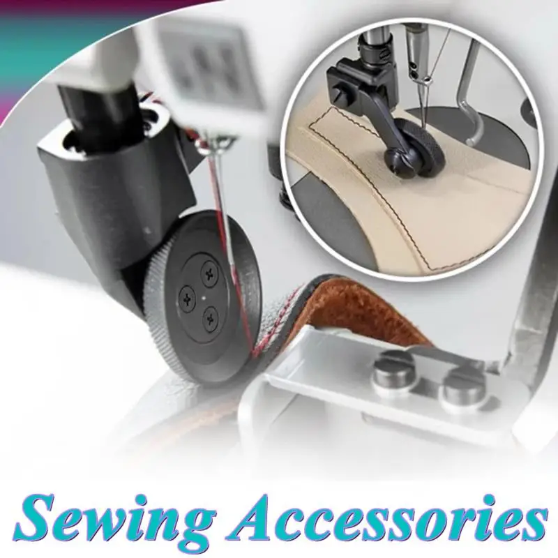 Domestic Sewing Machine Leather Roller Presser Foot Rolled Hem Feet Embroidery Brother Singer Sewing Accessories 2.2/2.5/2.8cm