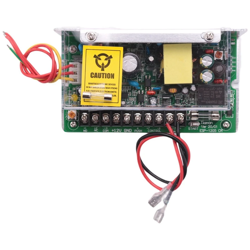 Fuente de alimentación de Control de acceso de puerta, interruptor de sistema de Control de acceso, bloqueo remoto, CC de RISE-3X, 12V, 5A, UPS, 110V-240V