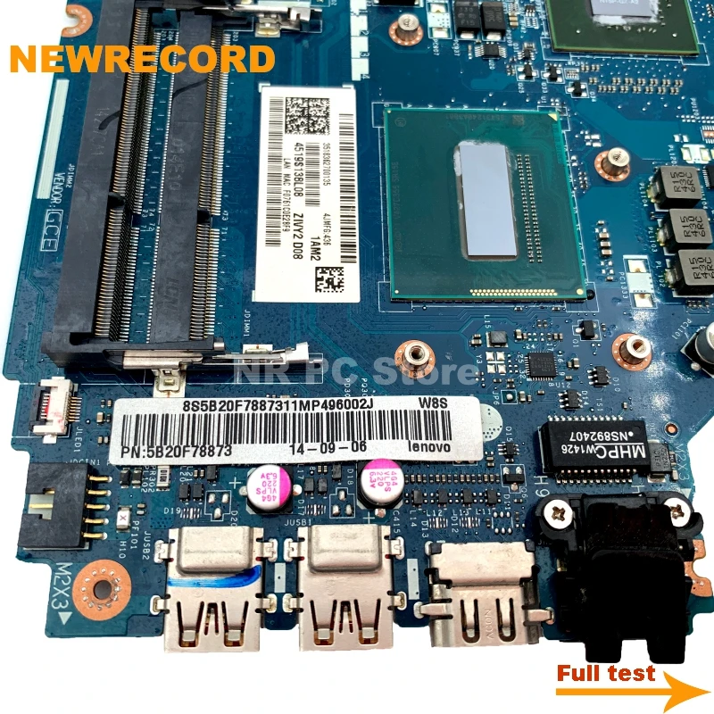 Para Lenovo Y50-70 placa base de computadora portátil ZIVY2 LA-B111P 5B20F78873 con I7-4700HQ CPU GTX 860M 2GB Tablero Principal prueba completa