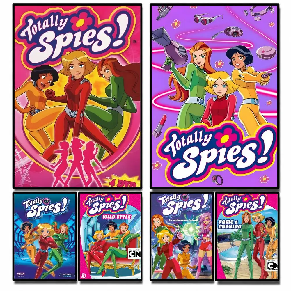 Animation Totally Spies! Poster High-definition poster stickers, suitable for bedroom, living room, home decoration
