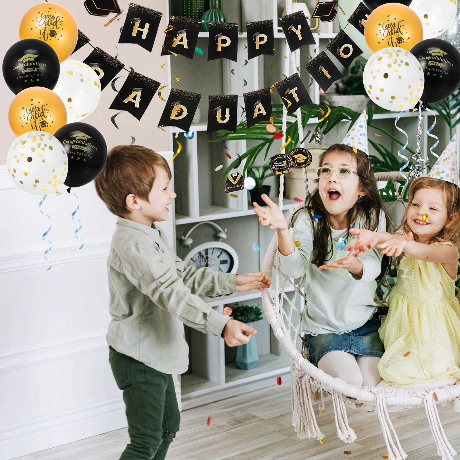 

Decorations Graduation Season Nurse White Balloons Party Layout Props Emulsion Scene