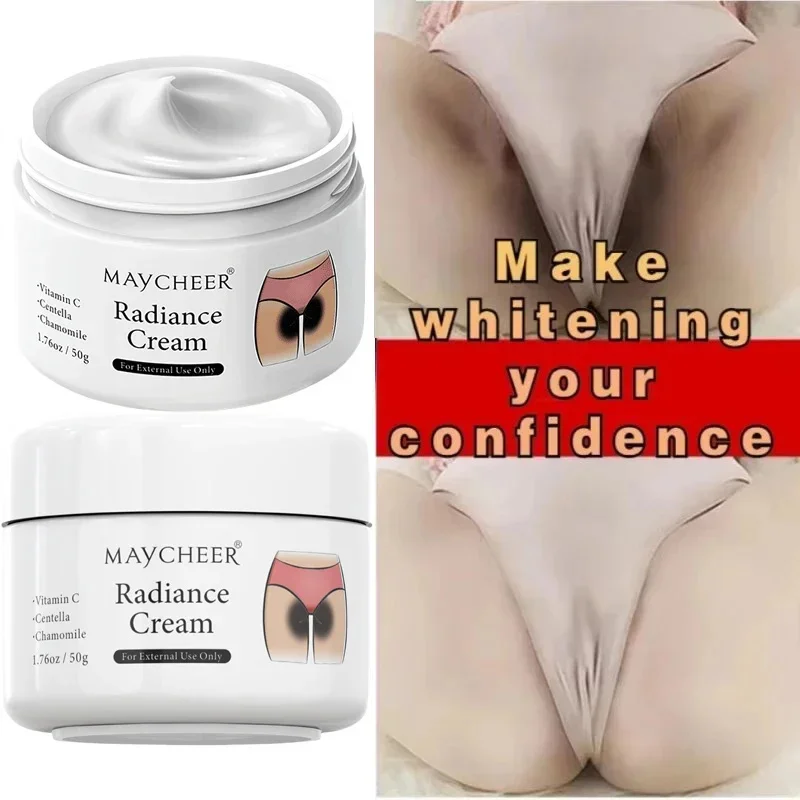 50g Whitening Cream Private Parts Underarm Bleaching Whiten Butt Knee Brighten Inner Thigh Intimate Parts Dark Remove Melanin