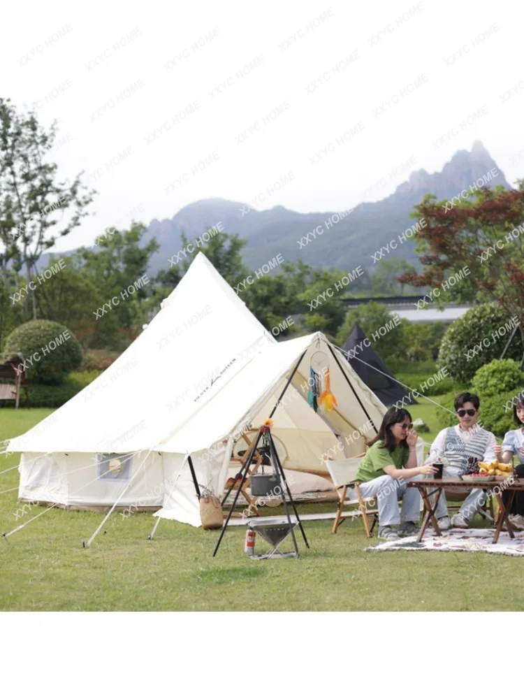 Yurt Aluminum Pole Structure Tent Awning Frontier Tent Set Outdoor Tent