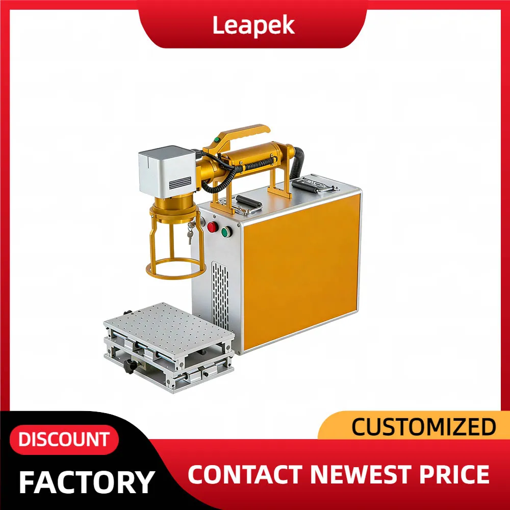 Handheld Mini Portable Laser Engraver 20W 30W 50W Fiber Laser Marking & Engraving Machine Mopa Raycus Laser Generator