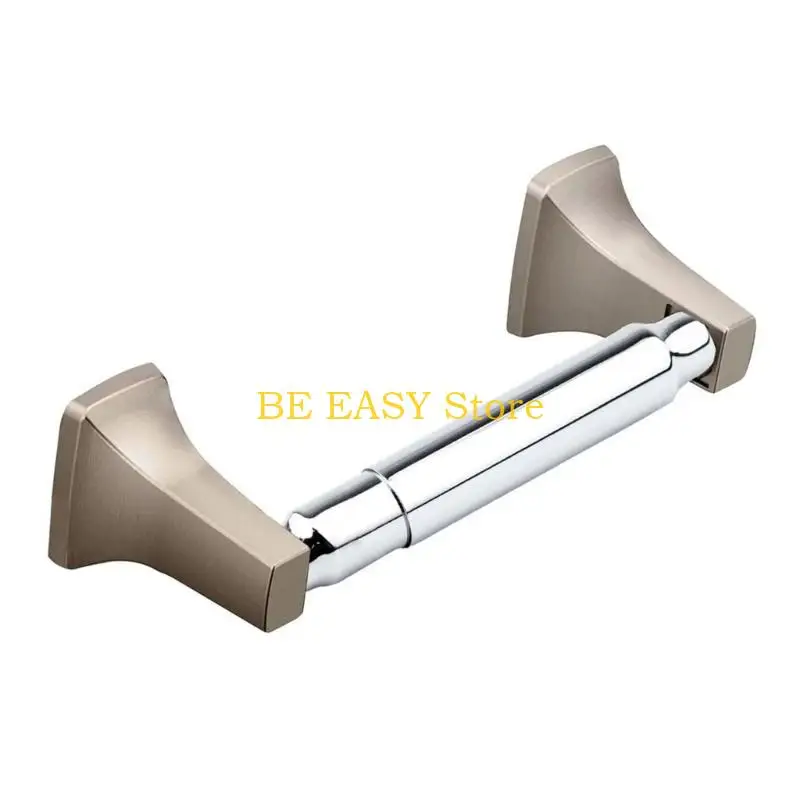 

E28F Functional Toilet Paper Roll Holder Spring Rod Stainless Steel & Easy to Install Toilet Paper Holder Toilet Paper Stand