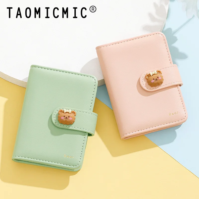 

Cute girl card case,portable large-capacity storage ID card wallet,MINI wallet for women,fundas para cartas, tarjetero monedero