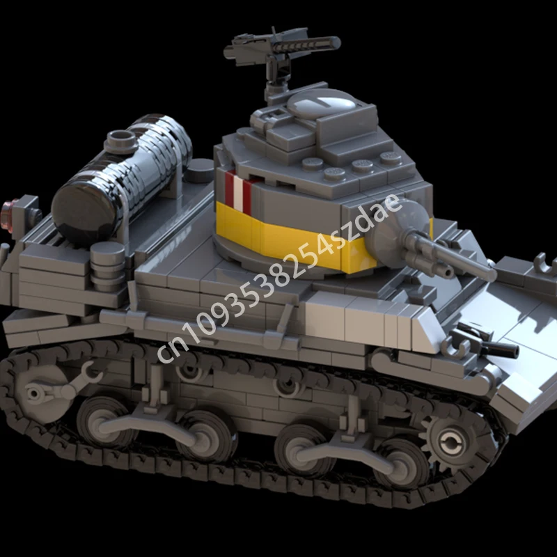 

474pcs MOC M3a1 Stuart Marine Corp Building Blocks Constructing Hands-on ability up DIY Model Christmas toy Gift Plastic