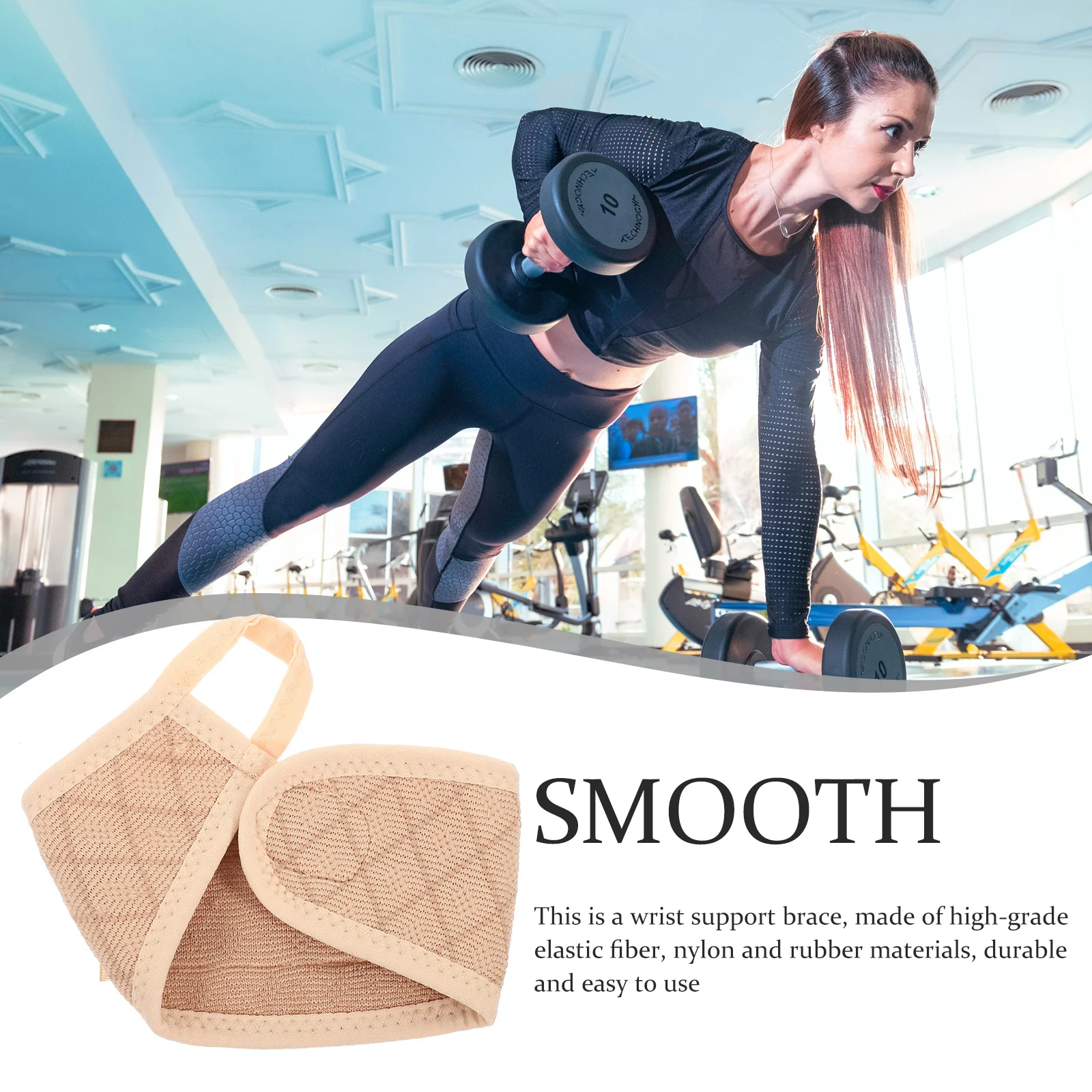 

2Pcs Wrist Brace High-Grade Elastic Material for Strength Training Portable Wear-Resistant Support Ideal for Gym and Workout Use