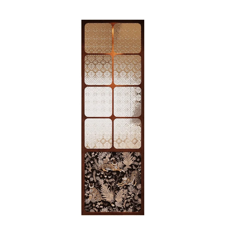 

Solid wood screen partition wall living room entry home hotel restaurant block the entrance background