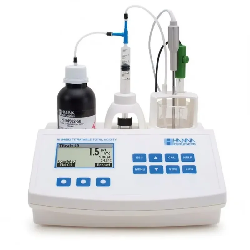 hot Hanna Instruments HI84502 Titratable Acidity Mini Titrator with 0.1 G/L Resolution and 600 Rpm Stirring for Wine