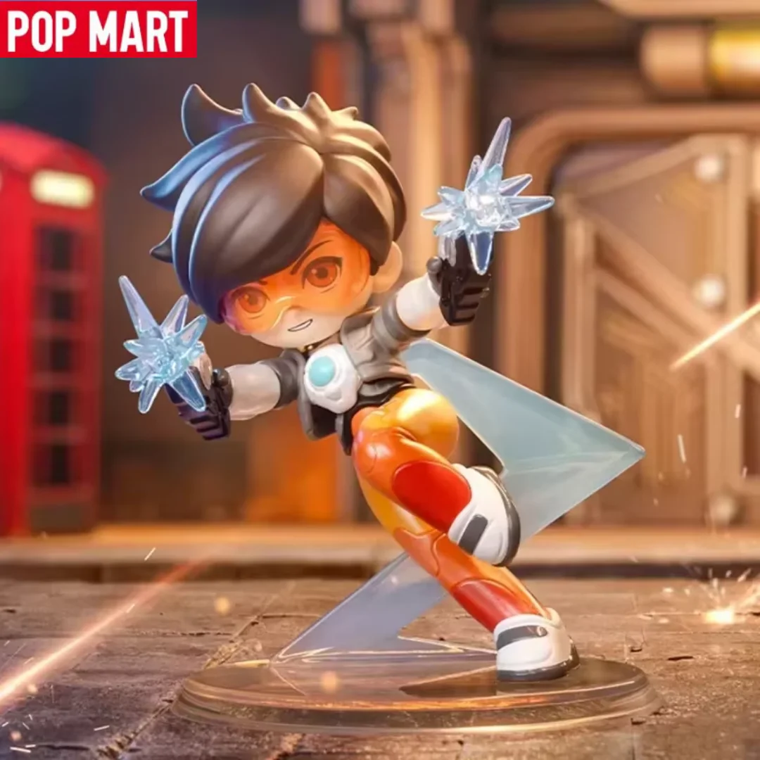 POP MART Overwatch Spelen van De Game Serie Blind Box Guess Bag Mystery Box Speelgoed Pop Anime Figuur Desktop Ornamenten Leuk Cadeau