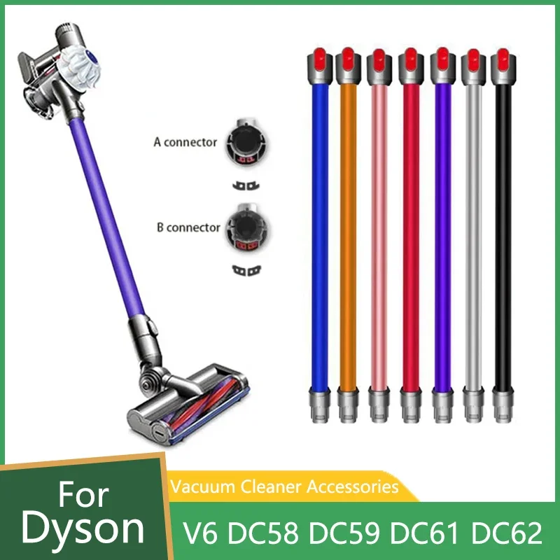 For Dyson V6 DC58 DC59 DC61 DC62 Extension Rod Straight Pipe Bar Quick Release Stick Wand Tube Vacuum Cleaner Replacement Parts