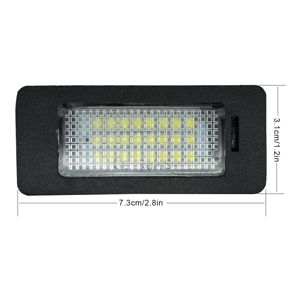 2 pcs Canbus Led Number Plate HID White Rear Tag License Plate Light Lamp For BMW E39 M5 E70 E71 X5 X6 E60 M5 E90 E92 E93 M3