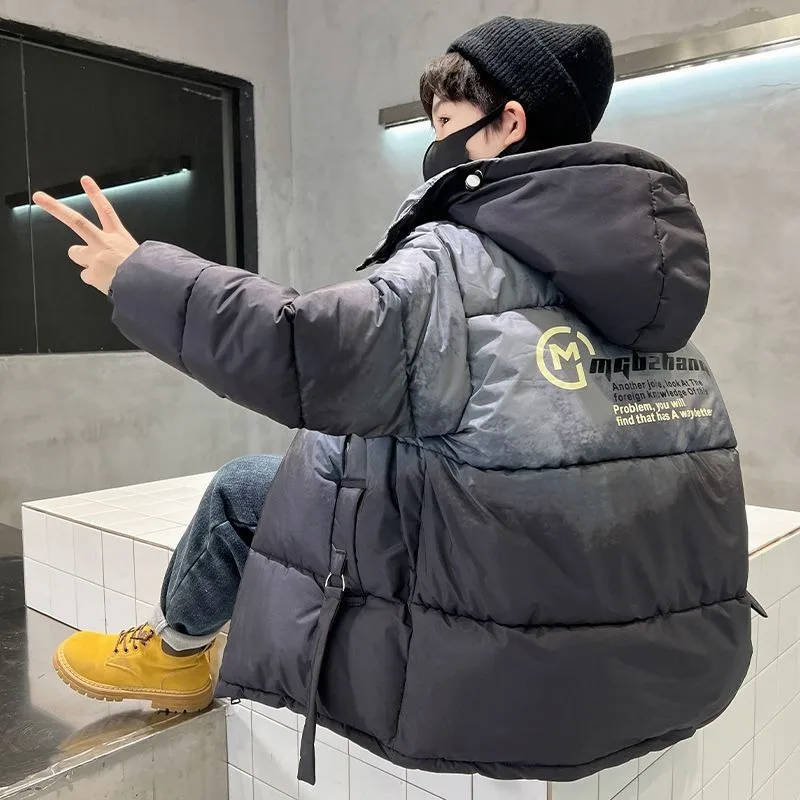 【2025 New】Cotton-Padded Winter Coat for Boys, Thickened Thermal Insulation, Kids Winter Jacket, Warm Outdoor Clothing
