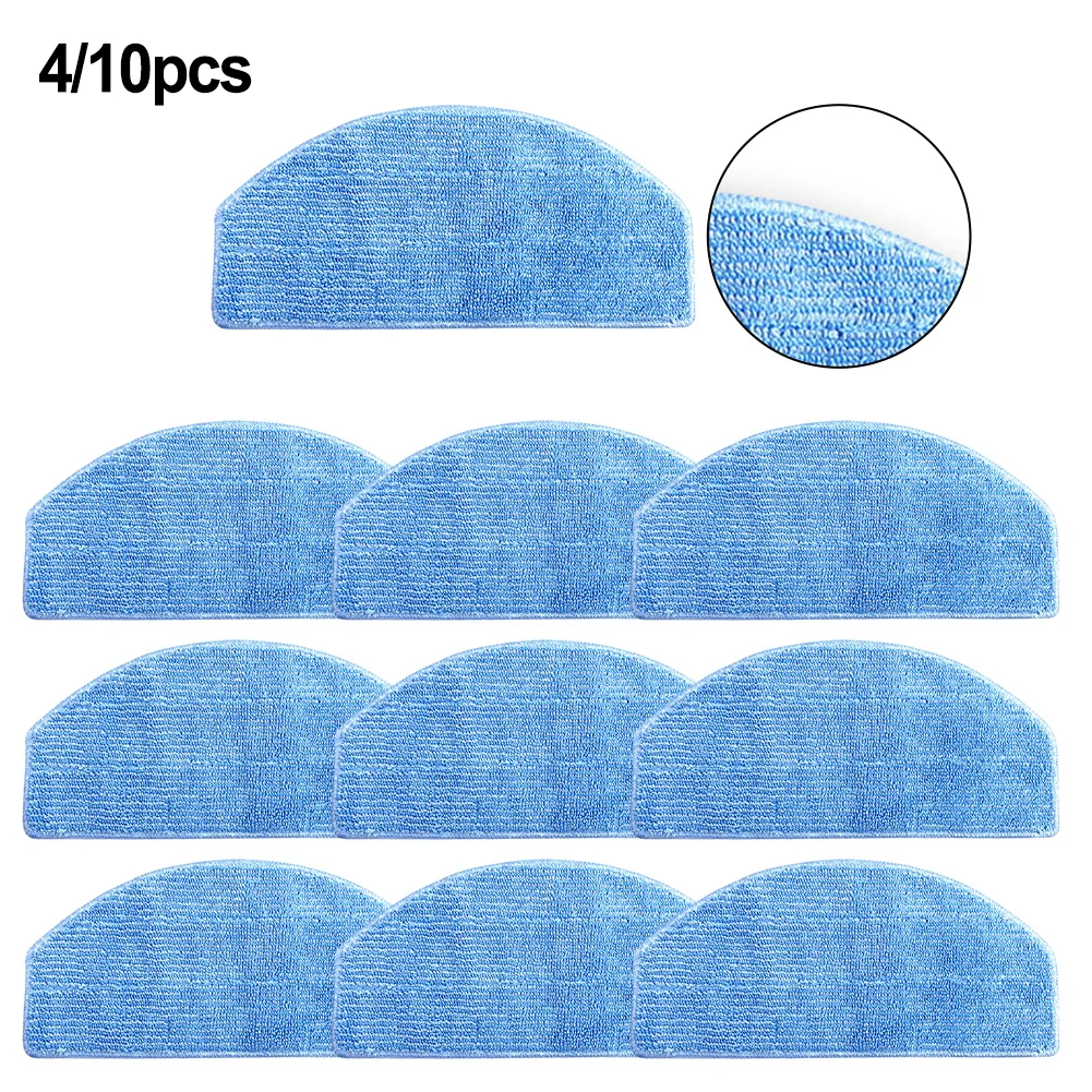 4/10PCS Mop Cloth Replacements Effortlessly Remove Stains with High Quality for Evol 3 Robot Vacuum Cleaner