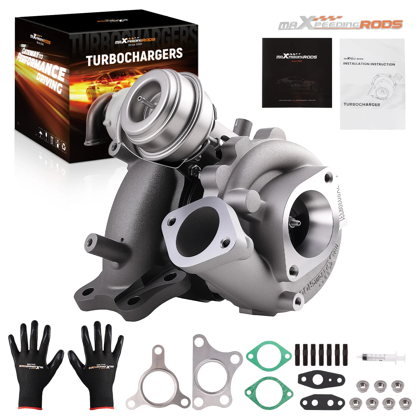 GT2056V Turbocharger For Nissan Navara Pathfinder 2.5L YD25DDTi 2006- Water & Oil Cooled Turbo Kit