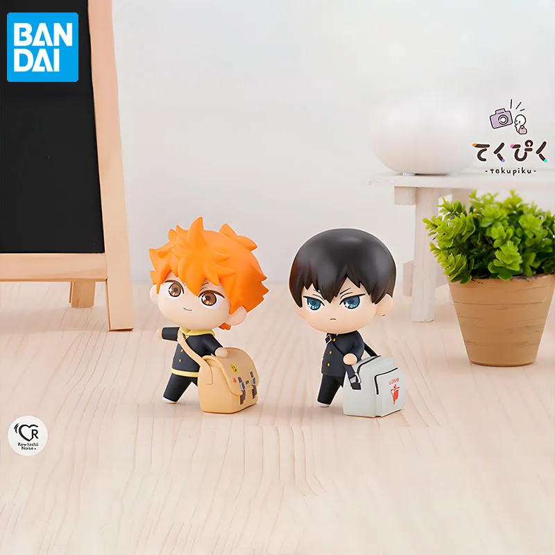 

Оригинальная серия BANDAI Tekupiku 《Haikyuu!! Shoyo Hinata, Tobio Kageyama》Аниме Фигурка Сборка Модель Игрушки Коллекционная Модель