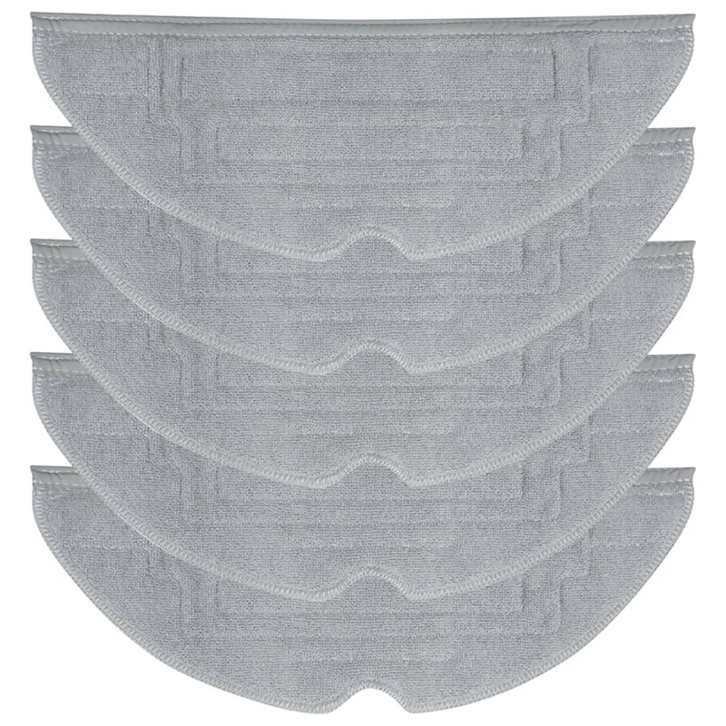 ABBR 5 Pcs Mop Pads for Roborock S8, S8+, S8 Pro Ultra Robot Vacuum, VibraRise 2.0 Washable Reusable Mopping Pads
