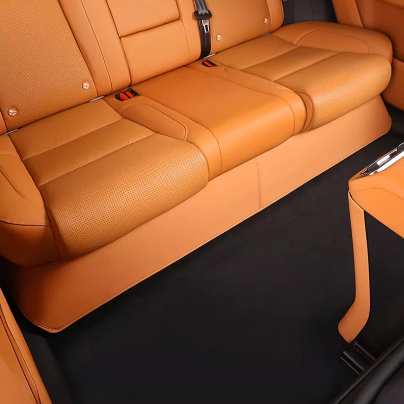 ل LEAPMOTOR C10 كرسي المقعد الخلفي من جلد الغزال وسادة حماية مضادة للركلة خاصة موردي الديكور ملحقات التعديل الداخلي