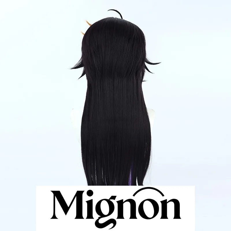 شعر مستعار Nijisanji VTuber Shu Yamino التنكري باللون الأرجواني العميق يسلط الضوء على هدية الهالوين #5