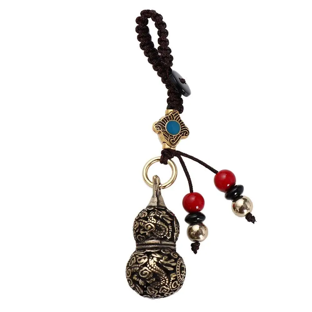 

Blessing Heart Sutra Bell DIY Making Accessories Fengshui Car Keyring Jewelry Findings Keychain Components Brass KeyChains