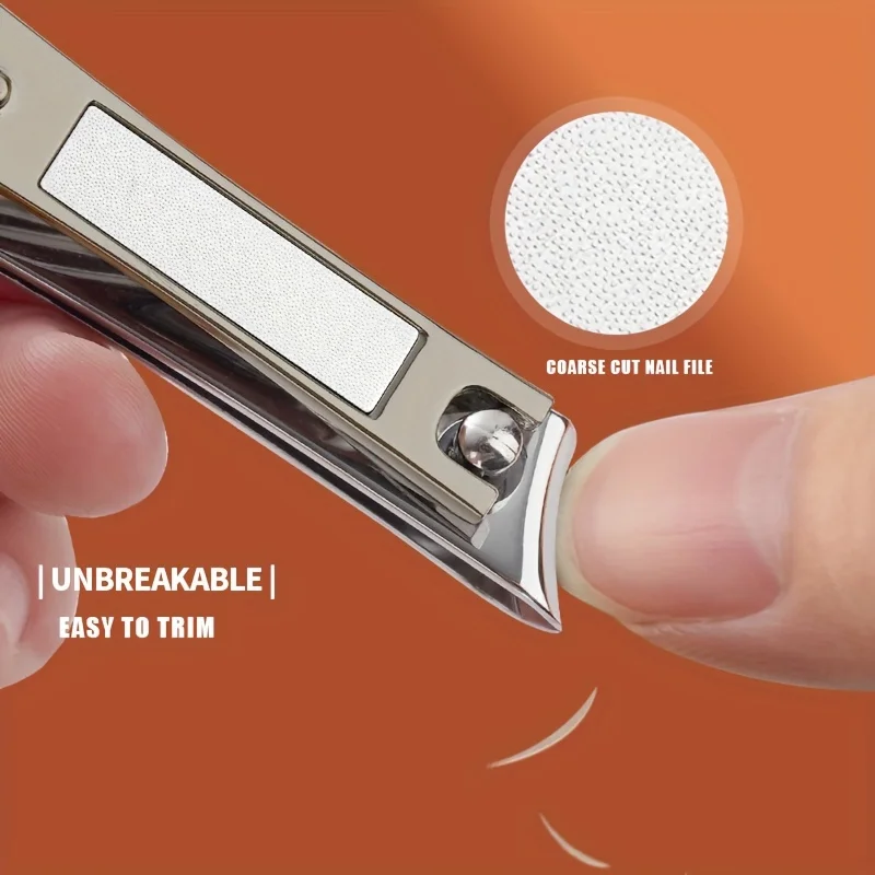 Cortauñas profesional grande, cortaúñas Diagonal, juego de cortaúñas con apertura, herramientas de pedicura de un solo paquete