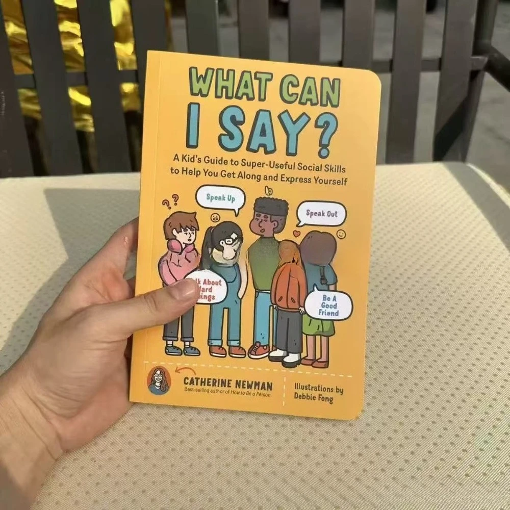 What Can I Say English Kids Social Skills Comic Book Children EQ Communication Learning Picture Book
