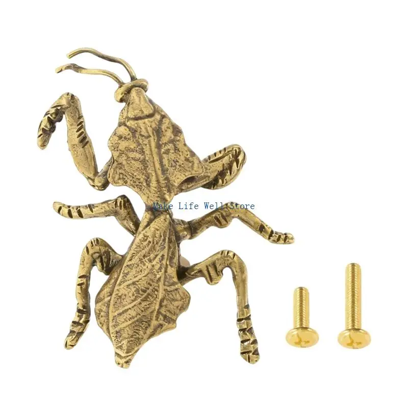  Elegant Metal Mantis Design Pull Handle with Comfortable Ergonomic Feature Gift