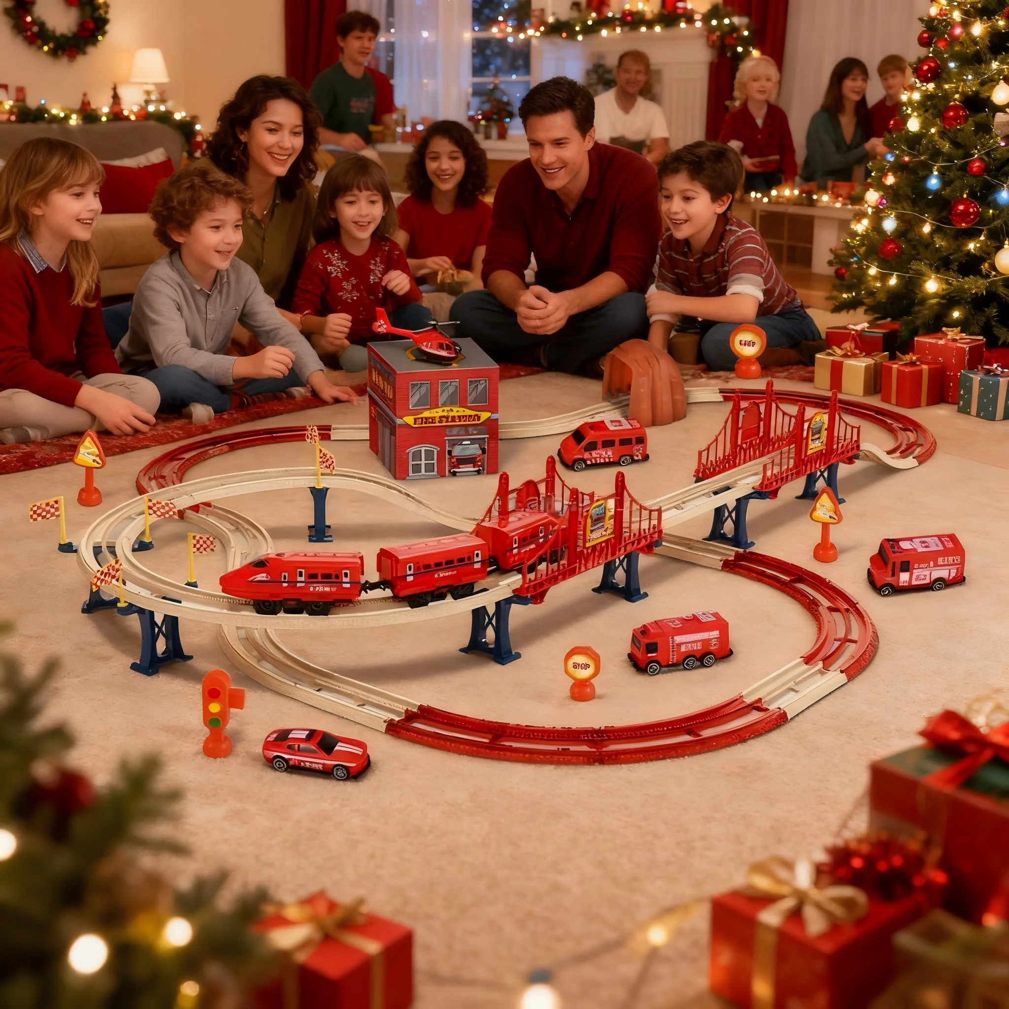 

Ретро-поезд, 360° ° Деформируемая трековая система «сделай сам», перезаряжаемый и сменный комплект электропоезда со настоящей поездной станцией, тра