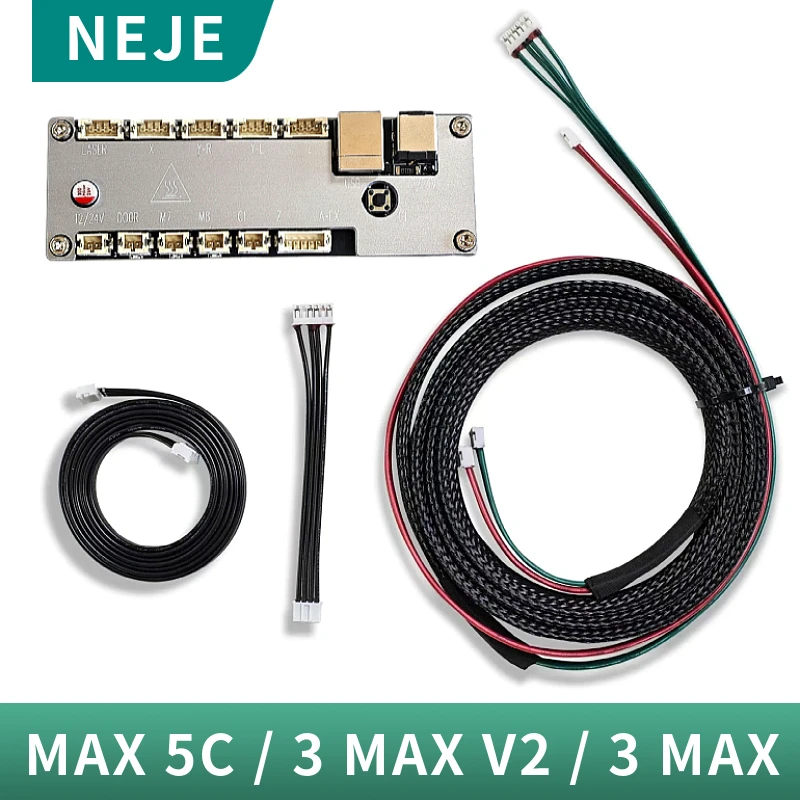 NEJE Replacement Motherboard for MAX 4/3 MAX/3 MAX V2/MAX 5C Laser Engravers and Cutters - NEJE SOFTWARE + NEJE APP + LASERGRB