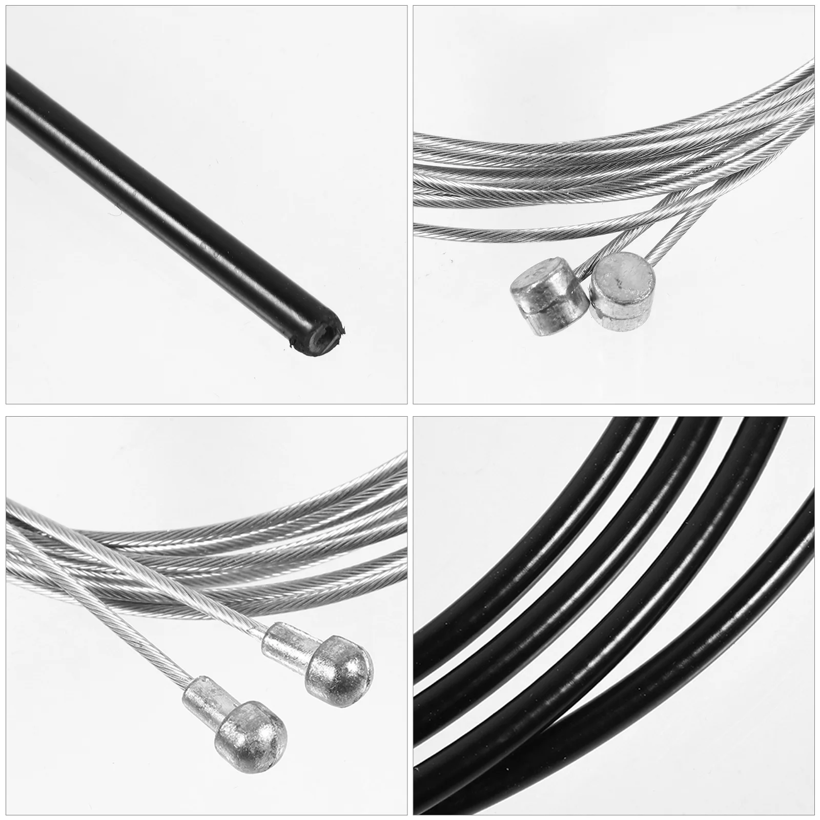 

1Set Durable Bike Brake and Derailleur Cable Replacement Set Heat Resistant Suitable Road Mountain Folding Bike