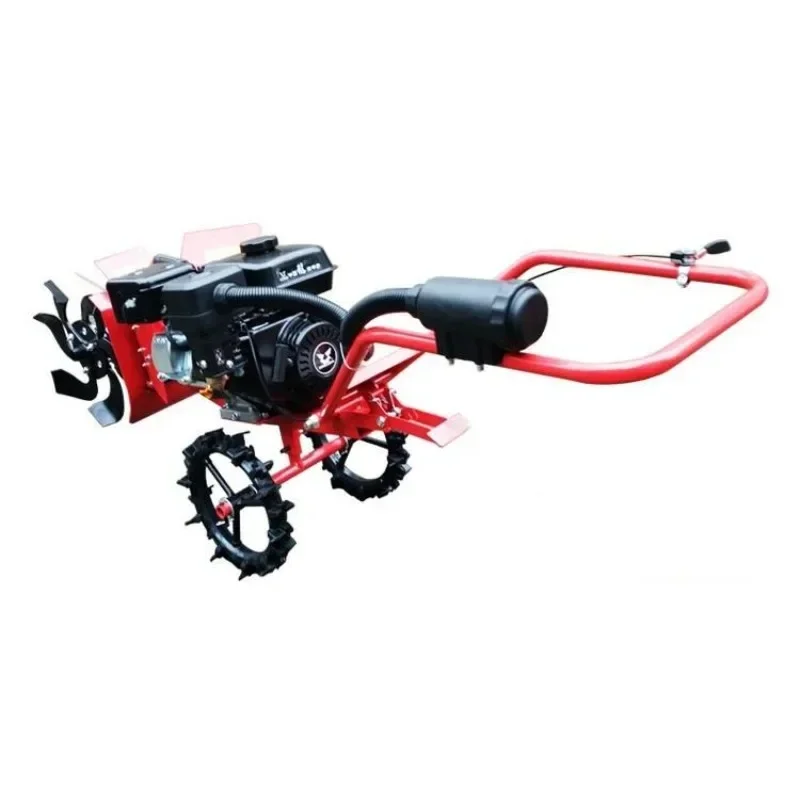 Agricultural small multi-functional diesel trenching machine new micro tillage rotary tiller trenching artifact